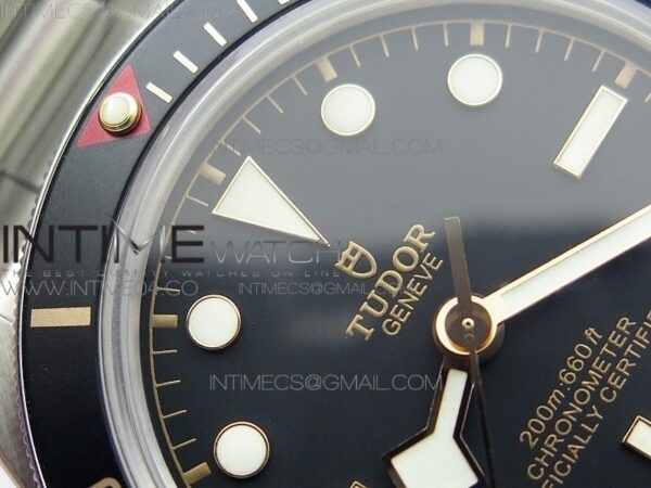Heritage Black Bay FIFTY EIGHT 39mm SS V2 ZF 1:1 Best Edition Black Bezel on SS Bracelet A2824 - Image 8
