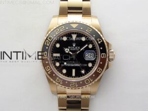 GMT-Master II Rootbeer 126715 CHNR Clean Factory 1:1 Best Edition on Black Dial RG Bracelet VR3285 CHS