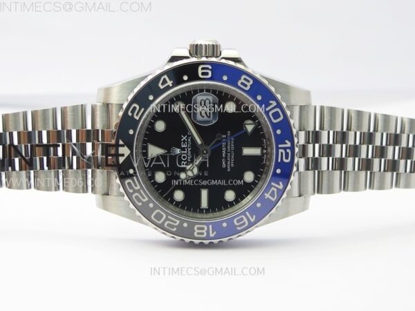 GMT-Master II Batman126710 BLNR Blue/Black Ceramic Clean Factory 1:1 Best Edition Black Dial on Jubilee Bracelet SH3285 CHS - Image 3