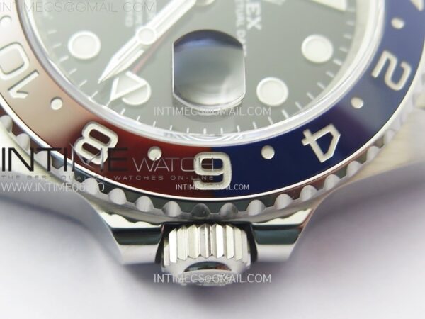 GMT-Master II Pepsi 126710 BLRO Blue/Red Ceramic Clean Factory 1:1 Best Edition Black Dial on Jubilee Bracelet SH3285 CHS - Image 10