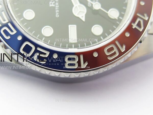 GMT-Master II Pepsi 126710 BLRO Blue/Red Ceramic Clean Factory 1:1 Best Edition Black Dial on Jubilee Bracelet SH3285 CHS - Image 11