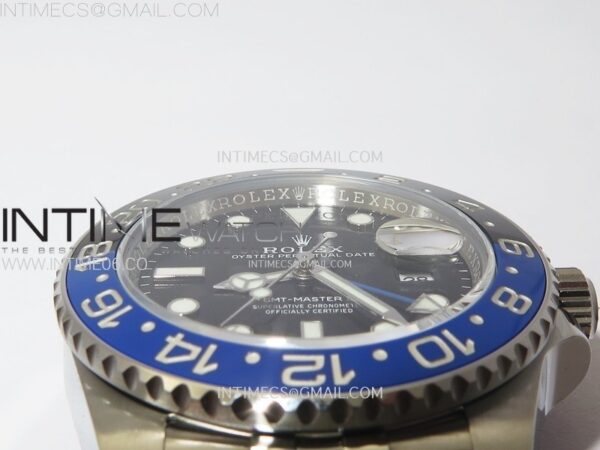 GMT-Master II Batman126710 BLNR Blue/Black Ceramic Clean Factory 1:1 Best Edition Black Dial on Jubilee Bracelet SH3285 CHS - Image 12