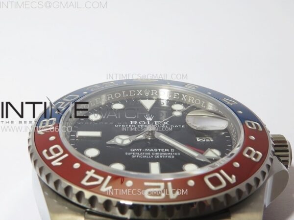 GMT-Master II Pepsi 126710 BLRO Blue/Red Ceramic Clean Factory 1:1 Best Edition Black Dial on Jubilee Bracelet SH3285 CHS - Image 12