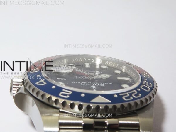 GMT-Master II Pepsi 126710 BLRO Blue/Red Ceramic Clean Factory 1:1 Best Edition Black Dial on Jubilee Bracelet SH3285 CHS - Image 13