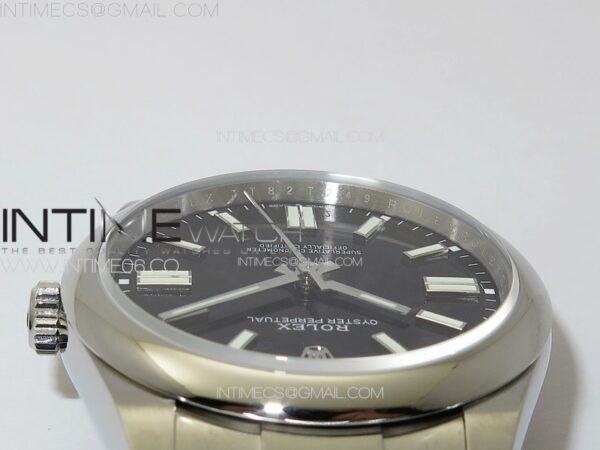 Oyster Perpetual 36mm 124300 904L Steel Clean Factory 1:1 Best Edition Black Dial on SS Bracelet VR3230 V2 - Image 11