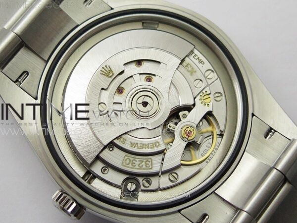 Oyster Perpetual 36mm 124300 904L Steel Clean Factory 1:1 Best Edition Black Dial on SS Bracelet VR3230 V2 - Image 30