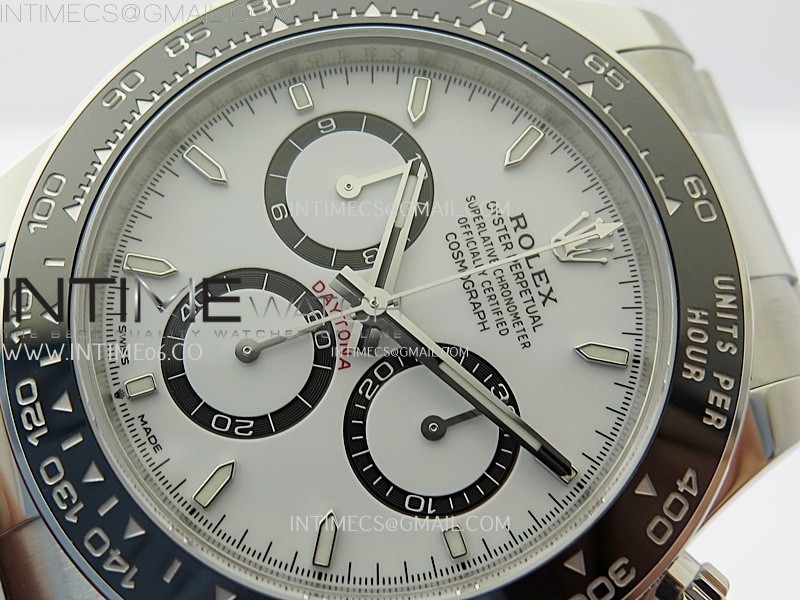 Daytona Panda 126500 QF 1:1 Best Edition 904L Steel White Dial on SS Bracelet DD4131 - Image 4