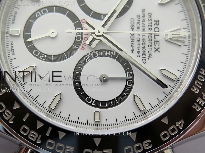 Daytona Panda 126500 QF 1:1 Best Edition 904L Steel White Dial on SS Bracelet DD4131 - Image 5