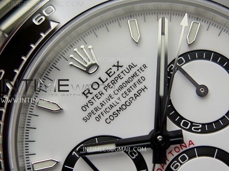 Daytona Panda 126500 QF 1:1 Best Edition 904L Steel White Dial on SS Bracelet DD4131 - Image 8