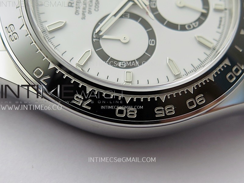 Daytona Panda 126500 QF 1:1 Best Edition 904L Steel White Dial on SS Bracelet DD4131 - Image 9