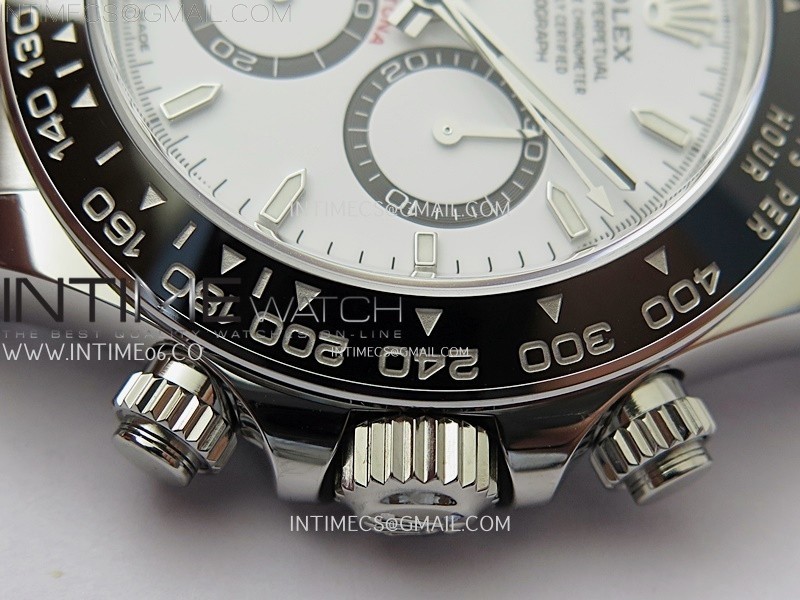 Daytona Panda 126500 QF 1:1 Best Edition 904L Steel White Dial on SS Bracelet DD4131 - Image 10