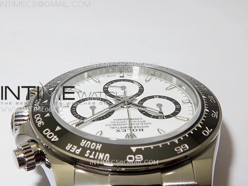 Daytona Panda 126500 QF 1:1 Best Edition 904L Steel White Dial on SS Bracelet DD4131 - Image 12