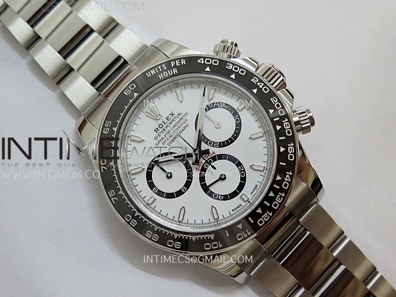 Daytona Panda 126500 QF 1:1 Best Edition 904L Steel White Dial on SS Bracelet DD4131 - Image 13