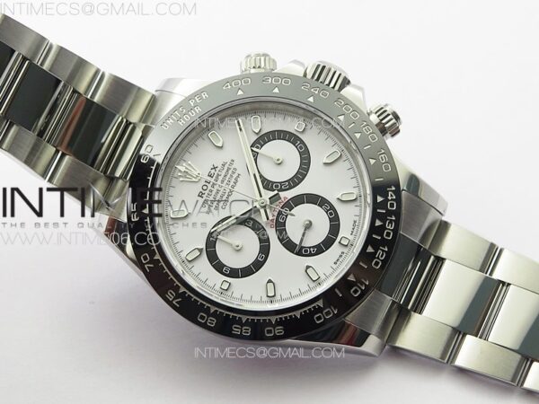 Daytona Panda 116500LN NOOB V5 1:1 Best Edition White Dial on 904L SS Case and Bracelet SA4130 - Image 2