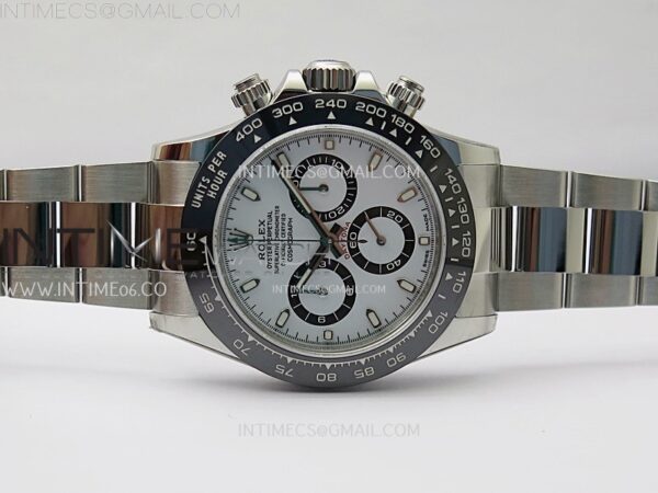 Daytona Panda 116500 904L SS VSF 1:1 Best Edition White Dial on 904L SS Braclet SA4130 - Image 4