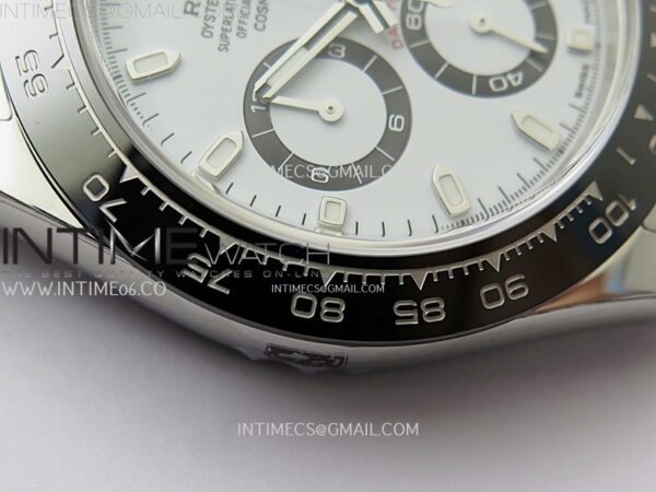 Daytona Panda 116500 904L SS VSF 1:1 Best Edition White Dial on 904L SS Braclet SA4130 - Image 11