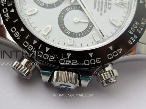 Daytona Panda 116500 904L SS VSF 1:1 Best Edition White Dial on 904L SS Braclet SA4130 - Image 12