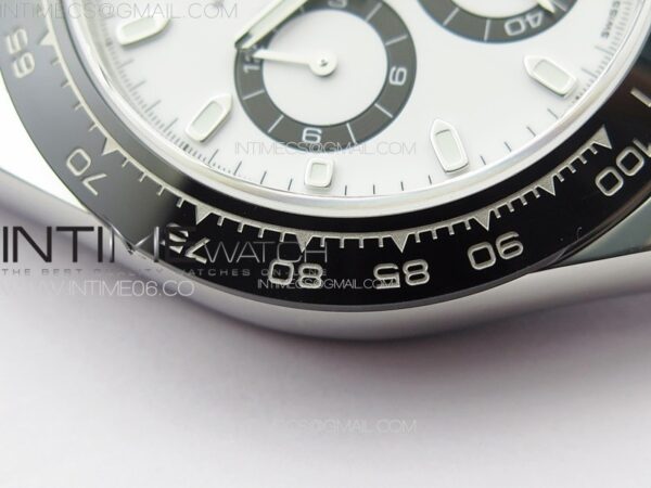 Daytona Panda 116500LN NOOB V5 1:1 Best Edition White Dial on 904L SS Case and Bracelet SA4130 - Image 12