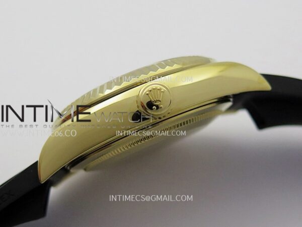 Sky-Dweller 336238 Gain Weight YG ZF 1:1 Best Edition Mint Green Dial on Oysterflex Rubber Strap Asian 2824 - Image 8