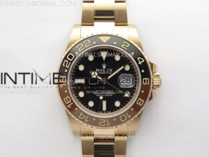 GMT Master II Rootbeer 126715 CHNR RG VSF 1:1 Best Edition Black Dial on RG Bracelet VR3285 CHS