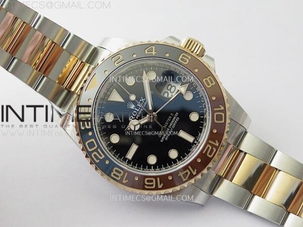GMT-Master II Rootbeer 126711 CHNR VSF 1:1 Best Edition on Black Dial SS/RG Bracelet Super Clone VR3285 CHS - Image 2