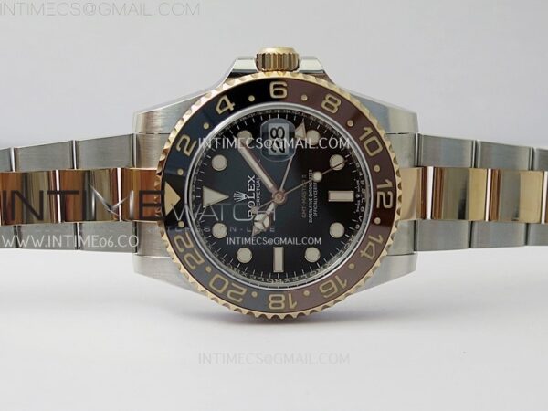 GMT-Master II Rootbeer 126711 CHNR VSF 1:1 Best Edition on Black Dial SS/RG Bracelet Super Clone VR3285 CHS - Image 3