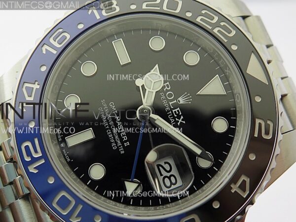 GMT-Master II 126710 BLNR 904L SS V3 VSF 1:1 Best Edition Black Dial On Jubilee Bracelet DD3285 CHS - Image 4