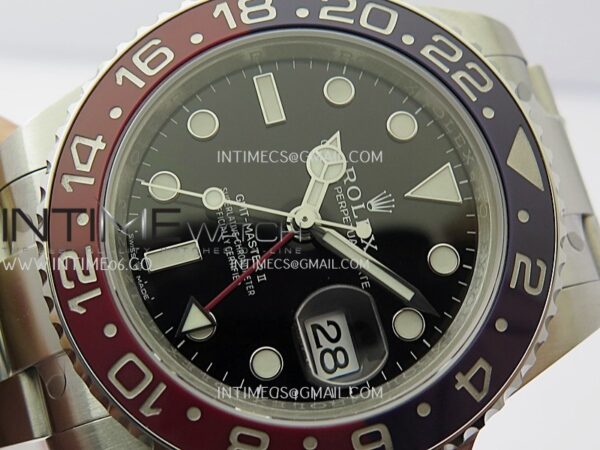 GMT-Master II 126710 BLRO V3 904L SS VSF 1:1 Best Edition Black Dial On Oyster Bracelet DD3285 CHS - Image 4