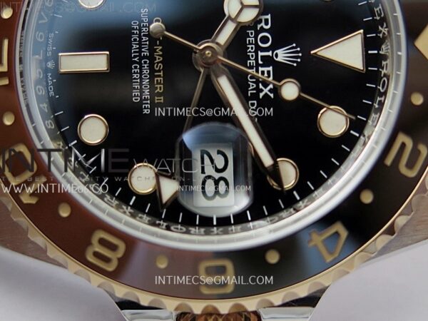 GMT-Master II Rootbeer 126711 CHNR VSF 1:1 Best Edition on Black Dial SS/RG Bracelet Super Clone VR3285 CHS - Image 5