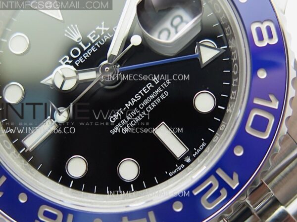 GMT-Master II 126710 BLNR 904L SS V3 VSF 1:1 Best Edition Black Dial On Jubilee Bracelet DD3285 CHS - Image 6