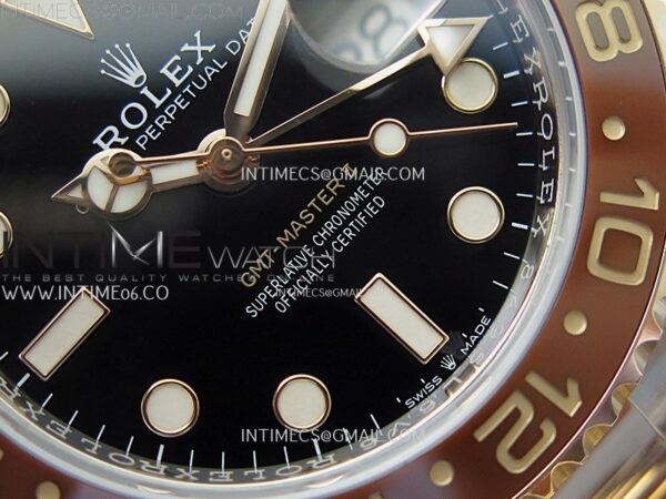 GMT-Master II Rootbeer 126711 CHNR VSF 1:1 Best Edition on Black Dial SS/RG Bracelet Super Clone VR3285 CHS - Image 6