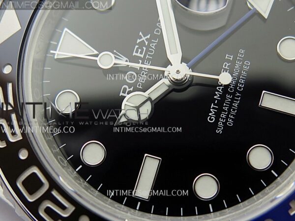 GMT-Master II 126710 BLNR 904L SS V3 VSF 1:1 Best Edition Black Dial On Jubilee Bracelet DD3285 CHS - Image 7