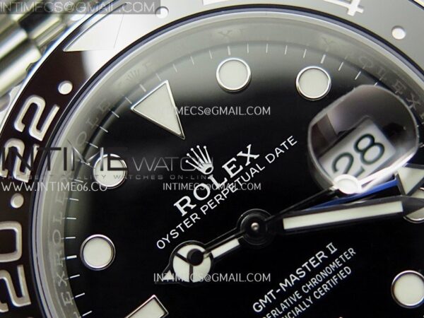 GMT-Master II 126710 BLNR 904L SS V3 VSF 1:1 Best Edition Black Dial On Jubilee Bracelet DD3285 CHS - Image 8