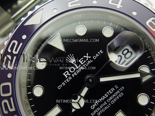 GMT-Master II 126710 BLRO V3 904L SS VSF 1:1 Best Edition Black Dial On Oyster Bracelet DD3285 CHS - Image 8