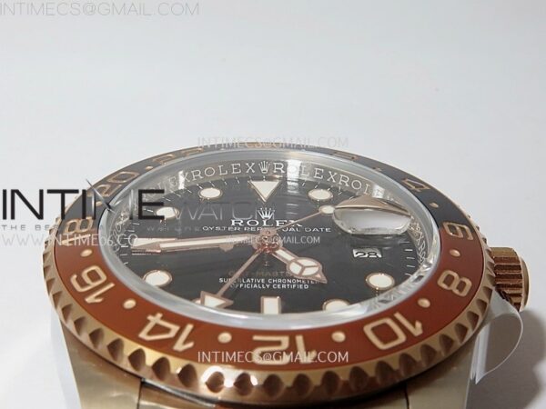 GMT-Master II Rootbeer 126711 CHNR VSF 1:1 Best Edition on Black Dial SS/RG Bracelet Super Clone VR3285 CHS - Image 11