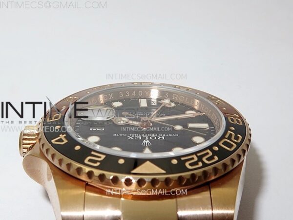 GMT Master II Rootbeer 126715 CHNR RG VSF 1:1 Best Edition Black Dial on RG Bracelet VR3285 CHS - Image 12