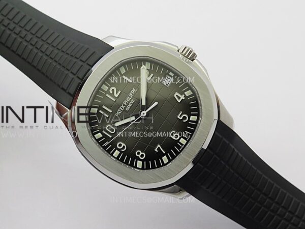 Aquanaut 5167 SS ZF 1:1 Best Edition Black Dial On Black Strap Super Clone DD330 - Image 2