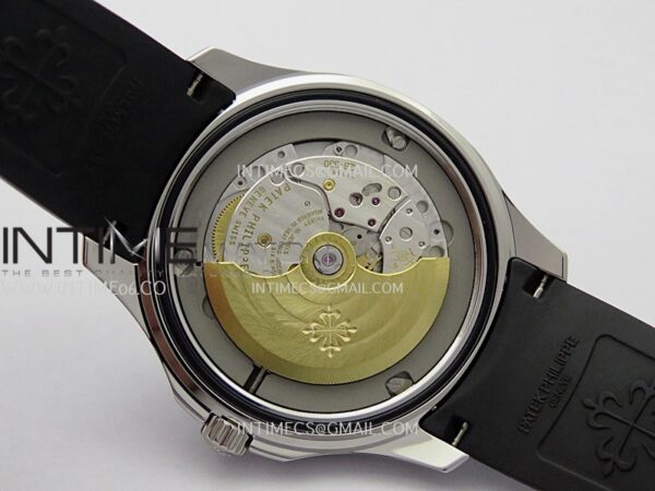 Aquanaut 5167 SS ZF 1:1 Best Edition Black Dial On Black Strap Super Clone DD330 - Image 16