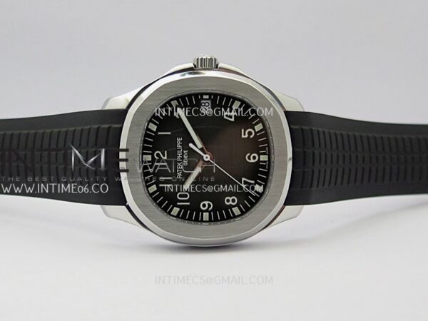 Aquanaut 5167 SS ZF 1:1 Best Edition Black Dial On Black Strap Super Clone DD330 - Image 3