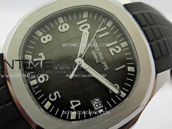 Aquanaut 5167 SS ZF 1:1 Best Edition Black Dial On Black Strap Super Clone DD330 - Image 4