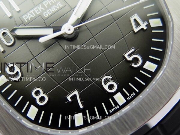 Aquanaut 5167 SS ZF 1:1 Best Edition Black Dial On Black Strap Super Clone DD330 - Image 6