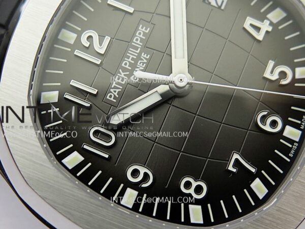 Aquanaut 5167 SS ZF 1:1 Best Edition Black Dial On Black Strap Super Clone DD330 - Image 7