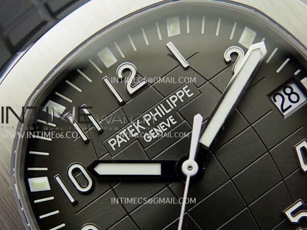 Aquanaut 5167 SS ZF 1:1 Best Edition Black Dial On Black Strap Super Clone DD330 - Image 8
