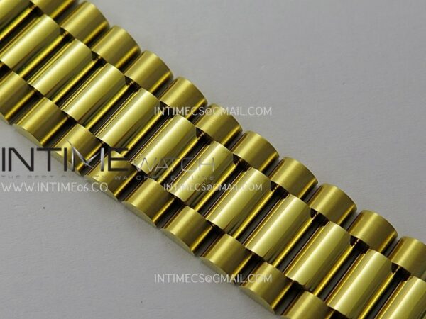 Day Date 40 YG 228238 Clean Factory 1:1 Best Edition Black Dial Stick Marker on President Bracelet VR3255 V3 - Image 14
