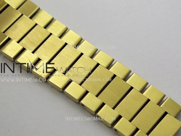 Day Date 40 YG 228238 Clean Factory 1:1 Best Edition Black Dial Stick Marker on President Bracelet VR3255 V3 - Image 15