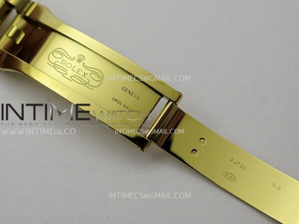 Day Date 40 YG 228238 Clean Factory 1:1 Best Edition Black Dial Stick Marker on President Bracelet VR3255 V3 - Image 17