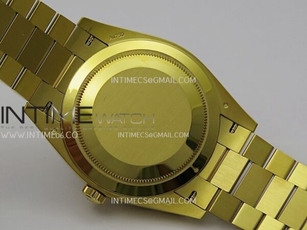 Day Date 40 YG 228238 Clean Factory 1:1 Best Edition Black Dial Stick Marker on President Bracelet VR3255 V3 - Image 21