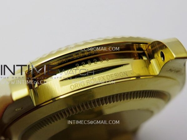 Day Date 40 YG 228238 Clean Factory 1:1 Best Edition Black Dial Stick Marker on President Bracelet VR3255 V3 - Image 29