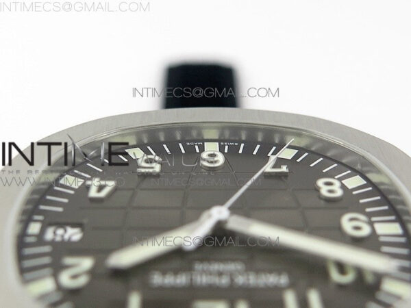 Aquanaut Jumbo 5167A SS ZF 1:1 Best Edition Black Dial on Black Rubber Strap 324CS (Free box) - Image 7