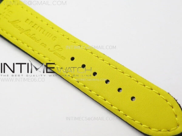 AVENGER V32395 45mm Ti DLC 1:1 Best Edition Yellow Dial on Nylon Strap A2824 - Image 13
